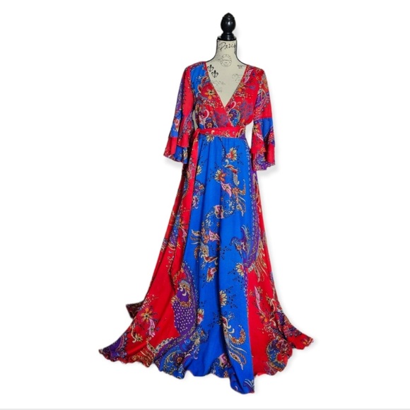 Une Ame Boho Ruffle Maxi Dress - Picture 9 of 9